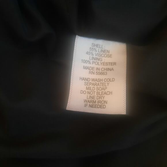 Halston NWT Womens Black Lined Button Blazer Size Large - Picture 4 of 6